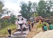 PEMBANGUNAN JALAN RABAT BETON DI DUSUN GUNUNG TIMUR GUNUNG KESAN TINGKATKAN AKSES DAN KESEJAHTERAAN WARGA