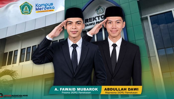 Pasangan Nomor Urut 1 Menang Telak, A. Fawaid Mubarok dan Abdullah Dawi Resmi Pimpin BEM IAIMU Pamekasan 2026–2027
