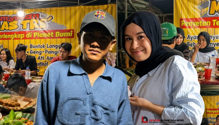 Mila DA7 dan Valen DA7 Singgah di Penyetan Mas Tre’ Pamekasan, Kagumi Cita Rasa Kuliner Khas Madura