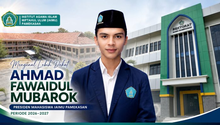 Mengenal Lebih Dekat Ahmad Fawaidul Mubarok, Presiden Mahasiswa IAIMU Pamekasan Periode 2026–2027